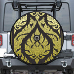 Thai Ornament Pattern Print Tire Cover With Camera Hole
