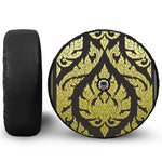 Thai Ornament Pattern Print Tire Cover With Camera Hole