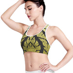 Thai Ornament Pattern Print Women's Sports Bra