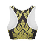 Thai Ornament Pattern Print Women's Sports Bra