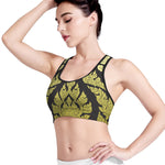 Thai Ornament Pattern Print Women's Sports Bra