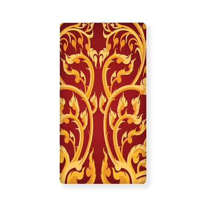 Thai Winding Vines Pattern Print Baby Crib Sheet