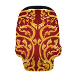 Thai Winding Vines Pattern Print Baby Seat Cover