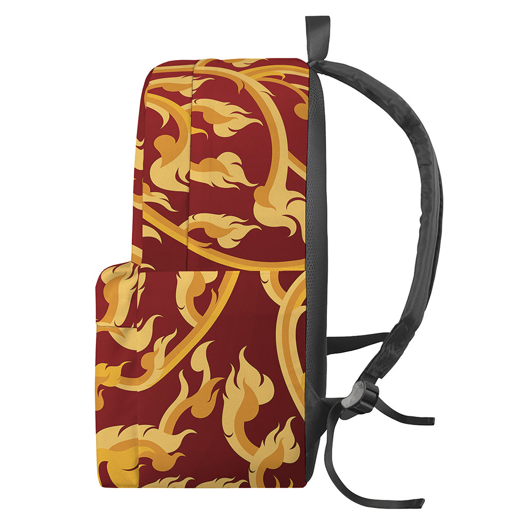 Thai Winding Vines Pattern Print Backpack