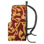 Thai Winding Vines Pattern Print Backpack