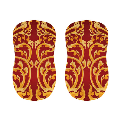 Thai Winding Vines Pattern Print Bar Stool Covers