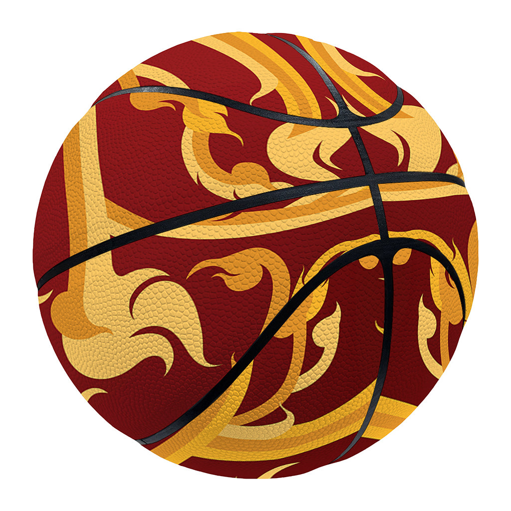 Thai Winding Vines Pattern Print Basketball