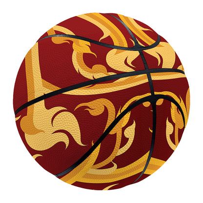 Thai Winding Vines Pattern Print Basketball