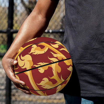 Thai Winding Vines Pattern Print Basketball