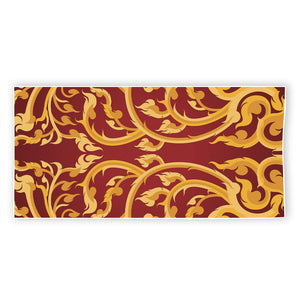 Thai Winding Vines Pattern Print Beach Towel