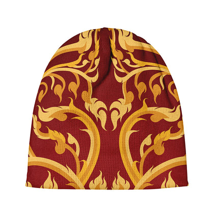 Thai Winding Vines Pattern Print Beanie