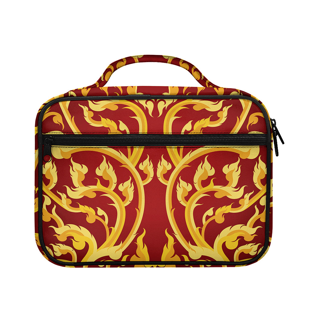 Thai Winding Vines Pattern Print Briefcase Bible Bag