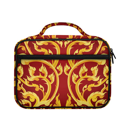 Thai Winding Vines Pattern Print Briefcase Bible Bag