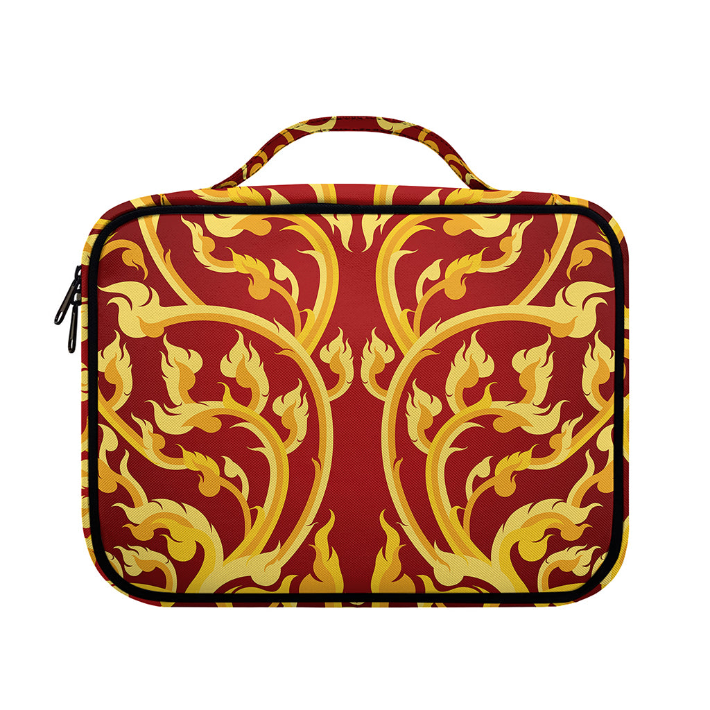 Thai Winding Vines Pattern Print Briefcase Bible Bag