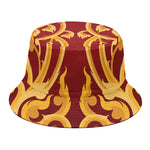 Thai Winding Vines Pattern Print Bucket Hat