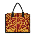 Thai Winding Vines Pattern Print Canvas Tote Bag