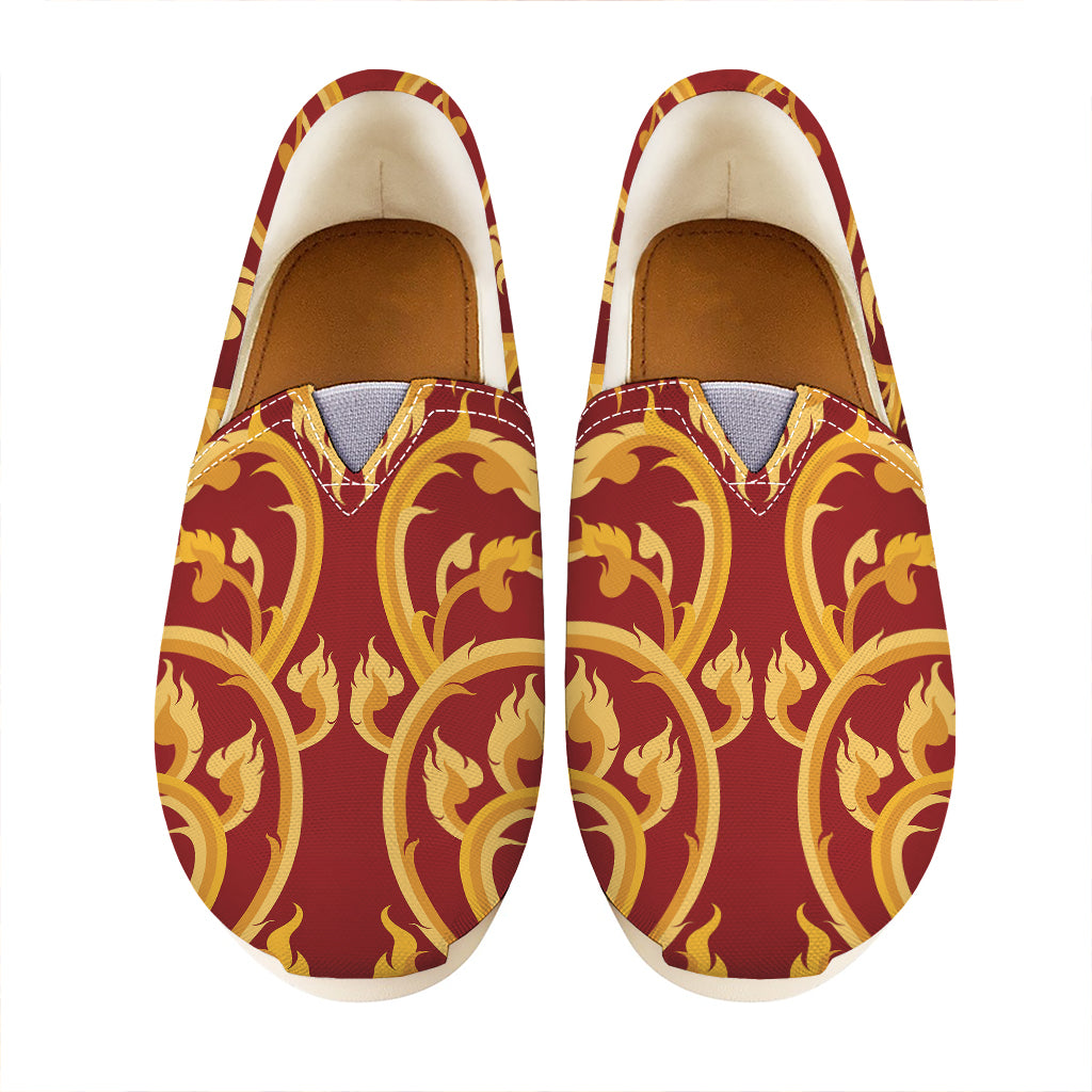 Thai Winding Vines Pattern Print Casual Shoes