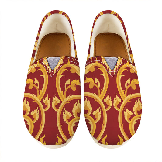 Thai Winding Vines Pattern Print Casual Shoes