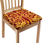Thai Winding Vines Pattern Print Chair Cushion Cover