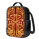 Thai Winding Vines Pattern Print Crossbody Lunch Bag