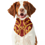 Thai Winding Vines Pattern Print Dog Bandana