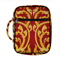 Thai Winding Vines Pattern Print Front Pocket Bible Bag
