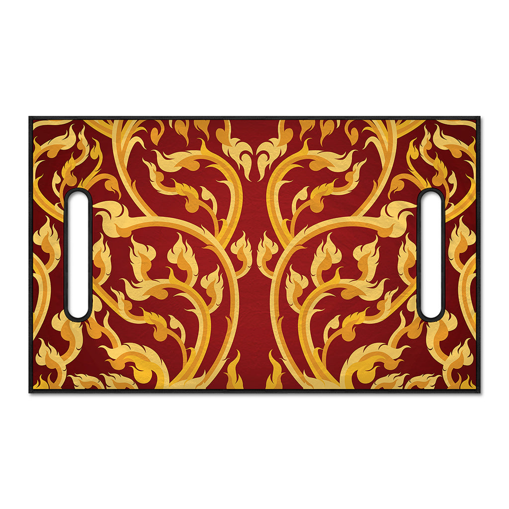 Thai Winding Vines Pattern Print Golf Cart Seat Cover
