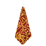 Thai Winding Vines Pattern Print Hand Towel