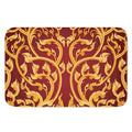 Thai Winding Vines Pattern Print Indoor Door Mat