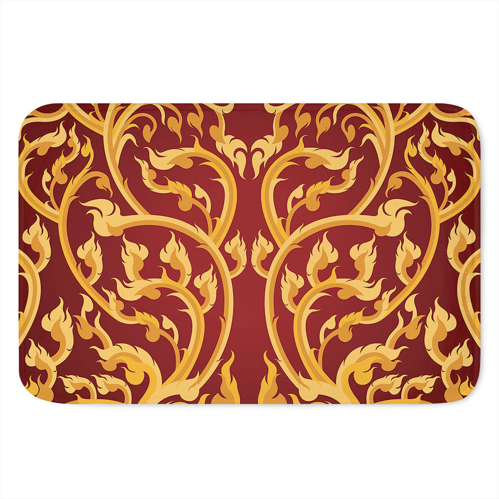 Thai Winding Vines Pattern Print Indoor Door Mat