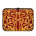 Thai Winding Vines Pattern Print Laptop Sleeve