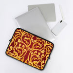 Thai Winding Vines Pattern Print Laptop Sleeve