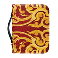 Thai Winding Vines Pattern Print Leather Bible Cover