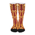 Thai Winding Vines Pattern Print Long Socks