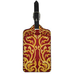 Thai Winding Vines Pattern Print Luggage Tag