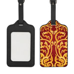 Thai Winding Vines Pattern Print Luggage Tag