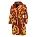 Thai Winding Vines Pattern Print Men's Bathrobe