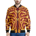 Thai Winding Vines Pattern Print Men's Bomber Jacket