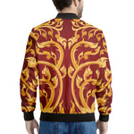 Thai Winding Vines Pattern Print Men's Bomber Jacket