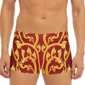 Thai Winding Vines Pattern Print Men's Short Boxer Briefs