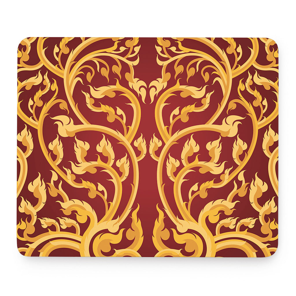 Thai Winding Vines Pattern Print Mouse Pad