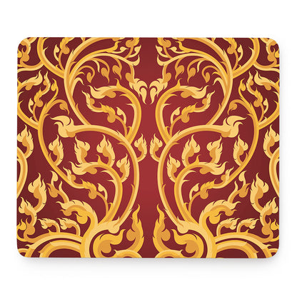 Thai Winding Vines Pattern Print Mouse Pad