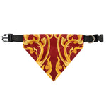 Thai Winding Vines Pattern Print Over The Collar Dog Bandana