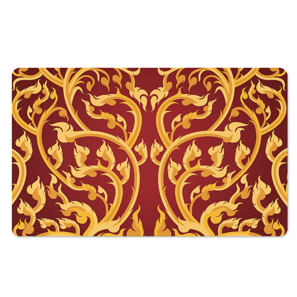 Thai Winding Vines Pattern Print Polyester Doormat
