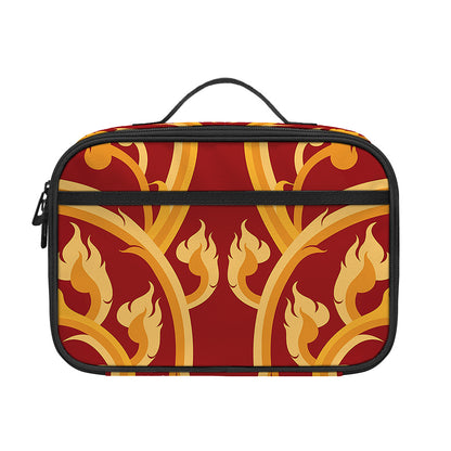 Thai Winding Vines Pattern Print Portable Lunch Bag