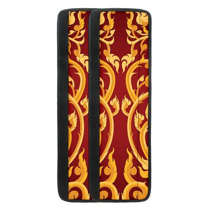 Thai Winding Vines Pattern Print Refrigerator Handle Covers