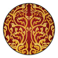Thai Winding Vines Pattern Print Round Floor Mat