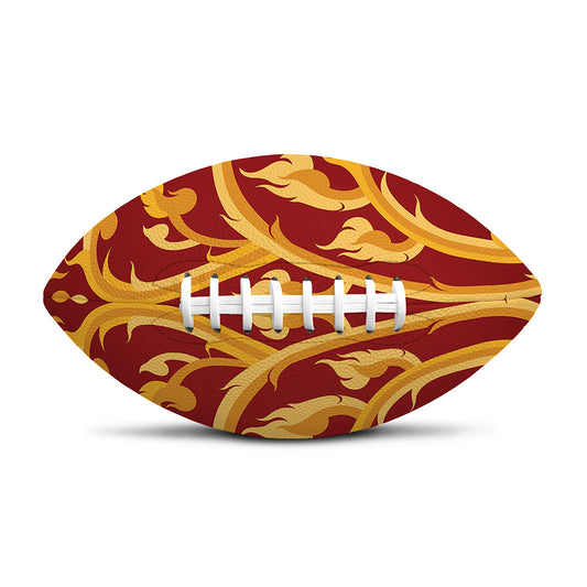 Thai Winding Vines Pattern Print Rugby Ball
