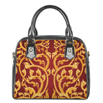 Thai Winding Vines Pattern Print Shoulder Handbag