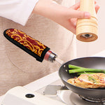 Thai Winding Vines Pattern Print Skillet Handle Cover